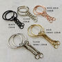 Personalised Custom Message Keyring Set, thumbnail 4 of 5