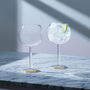 Personalised Luca Gold Gin Glass, thumbnail 2 of 7