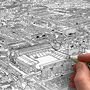 West Ham 'Boleyn Ground' Football Stadium Screen Print, thumbnail 5 of 5