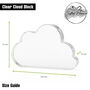 Personalised Acrylic Cloud Plaque Christening Gift, thumbnail 3 of 8