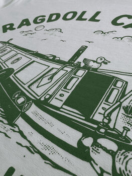 'As Seen On Tv' Ragdoll Canal Cruises Ltd Screen Printed T Shirt, 2 of 4