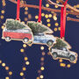 Land Rover Defender Classic With Christmas Tree Decoration, thumbnail 3 of 4