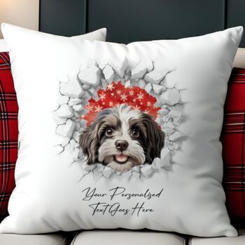 Personalised Christmas Havanese Break Through, 5 of 10