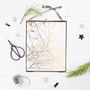 Metallic Personalised Map In Glass Frame, thumbnail 6 of 10