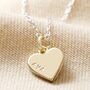 Personalised Vermeil Heart Necklace, thumbnail 3 of 11