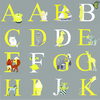 Personalised Alphabet Bib, 4 of 7
