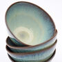 Handmade Ceramic Moon Glaze Blue Bowl, thumbnail 3 of 8