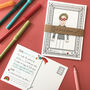 Kids Colour In Postcard Portraits Pack, thumbnail 3 of 3