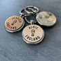 Personalised England World Cup Football Keyring, thumbnail 1 of 7