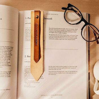 Personalised Leather Bookmark, 2 of 10