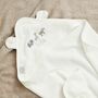 Personalised Ivory Welcome To The World Hooded Towel, thumbnail 1 of 4