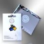 You Did It Shooting Star Congratulations Enamel Pin, thumbnail 6 of 9