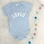 Loved Valentines Babygrow, thumbnail 8 of 10