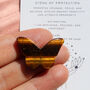 Tiger’s Eye Butterfly Crystal Pendant And Gift Bag, thumbnail 5 of 5