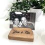 Personalised Carved Wooden Photo Holder, thumbnail 9 of 12