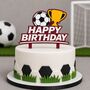 Football Club Themed Cake Topper, thumbnail 4 of 6
