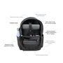 Personalised Black Leather 16 Inch Macbook Backpack, thumbnail 3 of 11