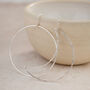 Sterling Silver Sun And Moon Mismatch Hoop Earrings, thumbnail 1 of 3