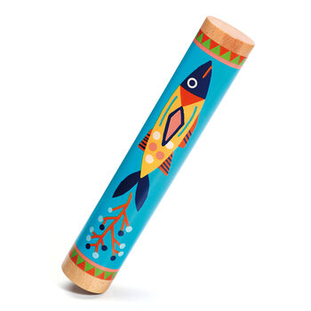 Colourful Wooden Rain Stick, 2 of 2