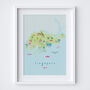Illustrated Map Of Singapore Art Print, thumbnail 6 of 6
