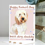 Personalised Cockapoo Father's Day Card, thumbnail 2 of 7