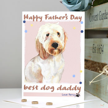 Personalised Cockapoo Father's Day Card, 2 of 7