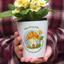 Sunflower Mushroom Teacher Plant Pot Gift, thumbnail 2 of 3
