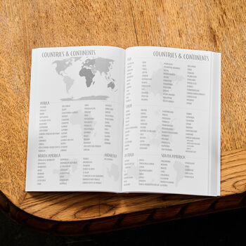 Personalised Ultimate Travel Journal | Choice Of Covers, 12 of 12