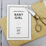 New Baby Girl Card, thumbnail 4 of 4