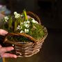 Spring Flower Basket With Or W/Out Candles Gift Basket, thumbnail 2 of 11