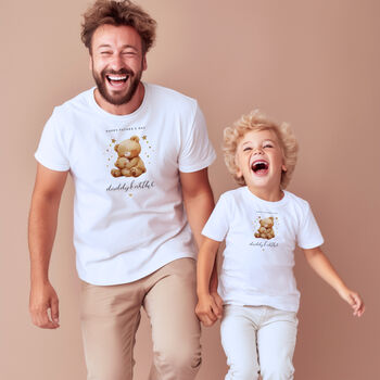 Personalised Daddy And Child Matching T Shirts Gift, 2 of 7