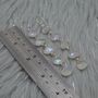 Rainbow Moonstone Dangle Sterling Silver Earrings, thumbnail 3 of 9
