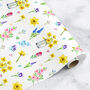 Spring Flower Wrapping Paper Roll Or Folded, thumbnail 3 of 3