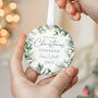 Personalised First Christmas Engaged Ornament 2025, thumbnail 1 of 7