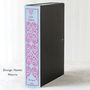Personalised Modern Book Box File And Ring Binders, thumbnail 8 of 11