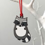 Raccoon Christmas Tree Decoration, thumbnail 1 of 5