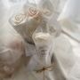 Personalised Wedding Rose Candle Party Favours, thumbnail 1 of 9