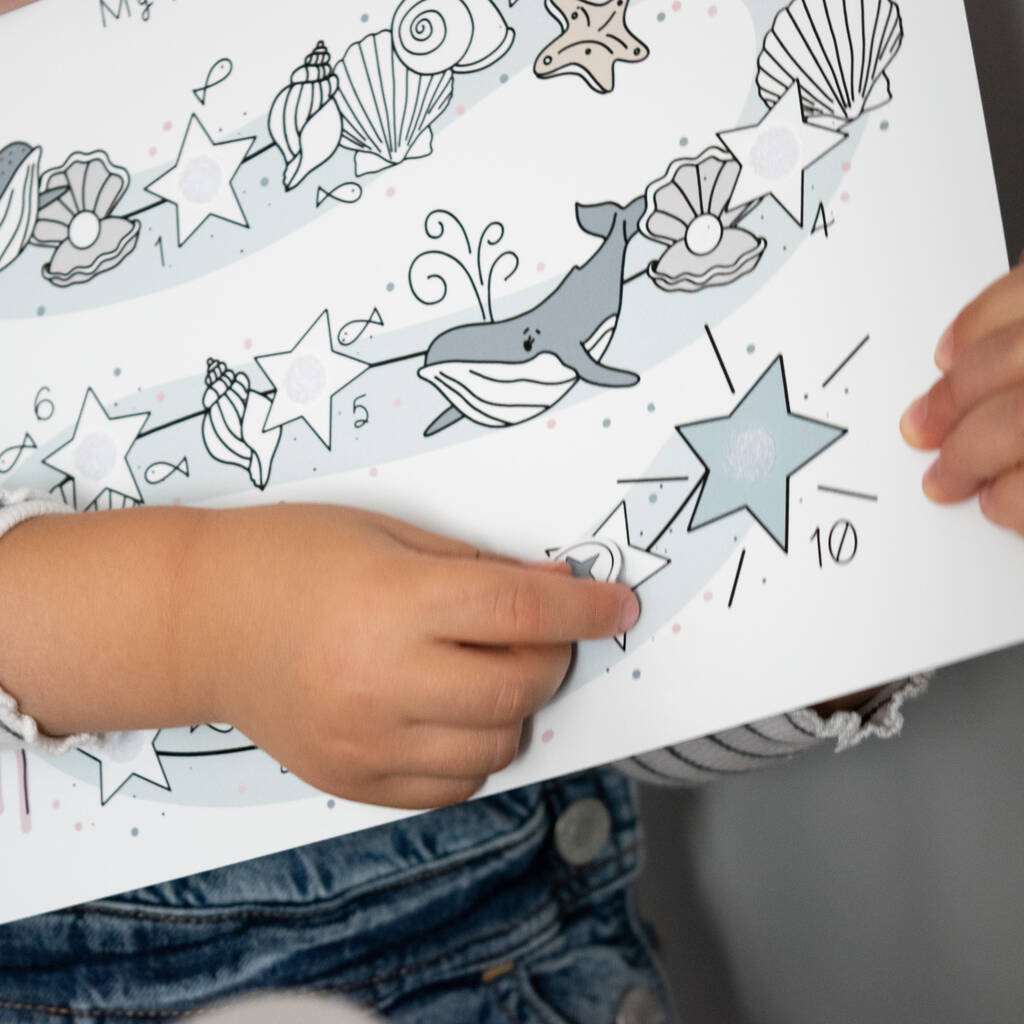 Image of Personalised Children's Ocean Sea Reward Chart