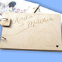Personalised Engraved Calligraphy Guest Book, thumbnail 1 of 8