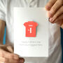 Personalised Football Father's Day Origami Card, thumbnail 4 of 4