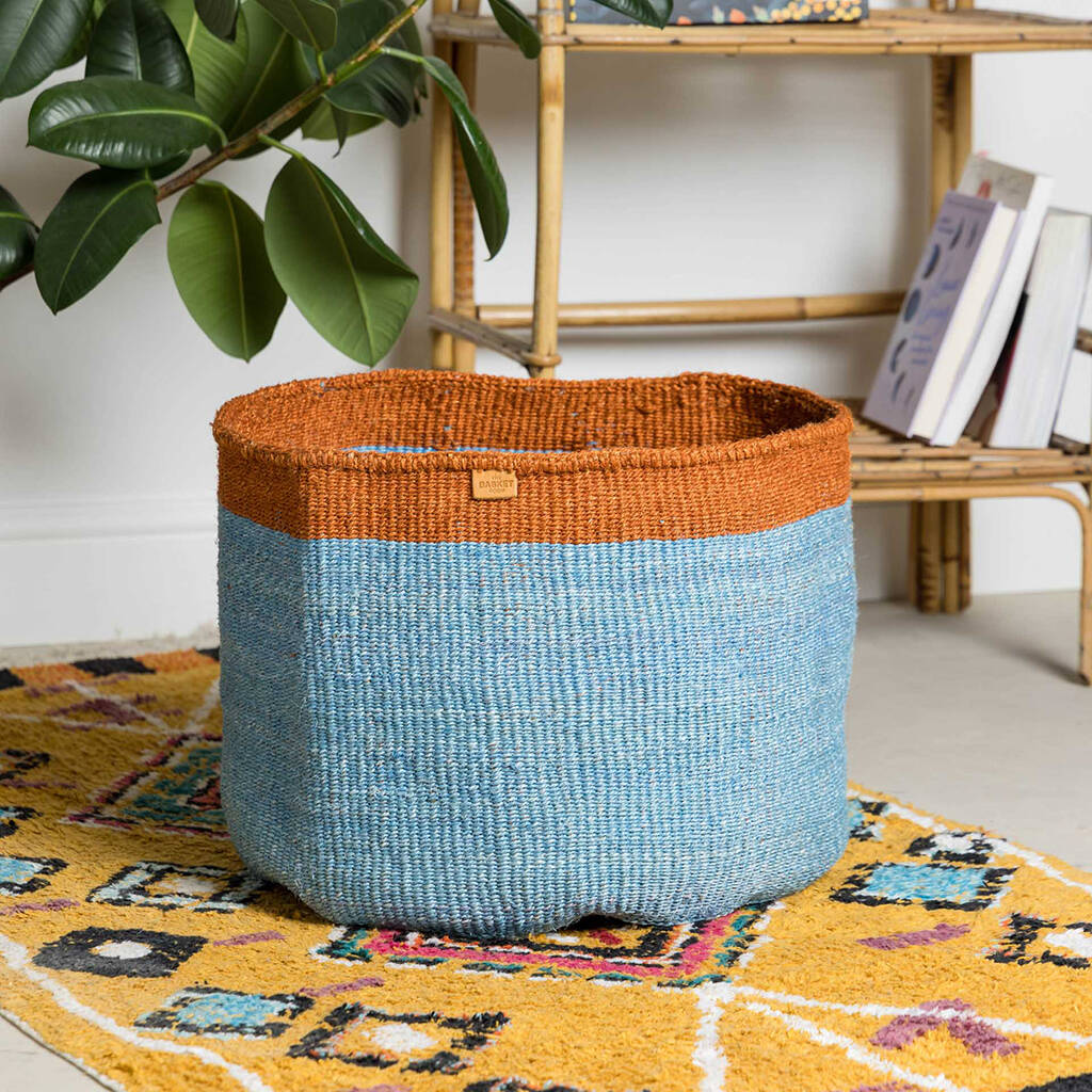 Xl Woven Floor Storage Basket By The Basket Room