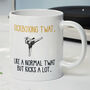 Novelty Funny And Rude 'Kickboxing Twat' Gift Mug, thumbnail 1 of 4