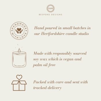 Sympathy Gift No Words Just Hugs Candle Gift Set, 7 of 8