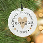 Baby's First Christmas Decoration With Card, thumbnail 3 of 3