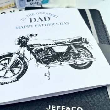 Motorbike Gift Set With Father's Day Card, 3 of 10