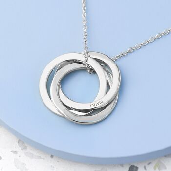 Personalised Russian Ring Necklace, 2 of 9