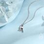 Pigeon Pendant Necklace In Sterling Silver, thumbnail 6 of 11