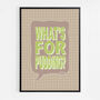 What's For Pudding? Print Four Colour Options, thumbnail 6 of 10