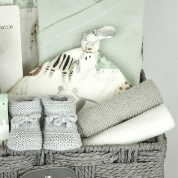 Animal Adventures New Baby Gift Set Hamper, 5 of 8