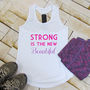 Gym Strong Is Tri Dri Vest, thumbnail 3 of 4